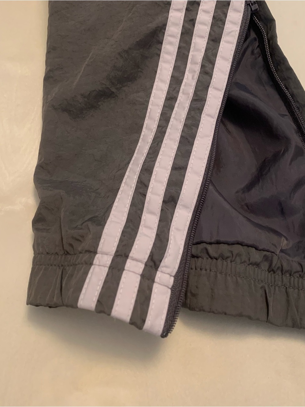adidas Men’s Real Madrid Originals Dark Gray Track Pants, Size Small (Unisex) - Picture 10 of 11